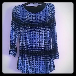 cable & gauge print top